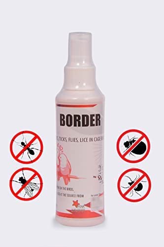 STAR FARMS Border Spray - 100ml - Border Ant, Lice, Flea, Ticks Repellent Spray for Cage Birds. VoliKart