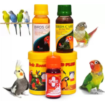 Star Farms Full Pack Bird Medicine STAR FARMS Breed Plus50G + Bird Booster50G + Birds Care Herbal 60Ml + Birds Care Vitamin 60Ml + Calci Plus 30Ml