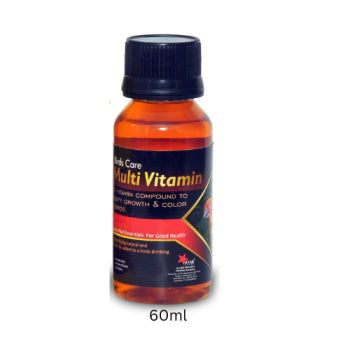 Birds Care Multivitamin for All Birds 60ML/ Growth in Birds Encourages Feather Growth Ensures Vital Essentials for Good Health