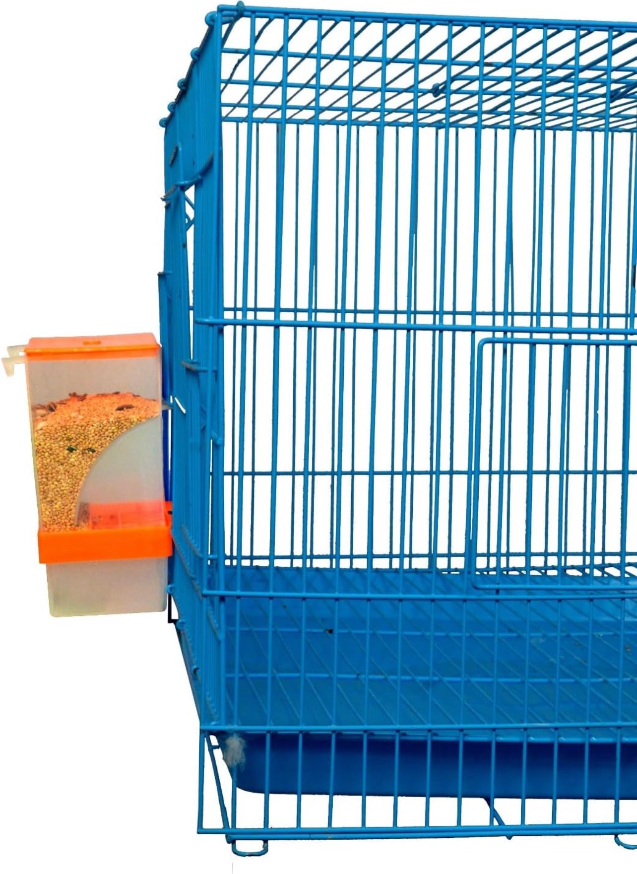 Bird Automatic Seed Feeder 300ml for Mess-Free Feeding Cage Bird