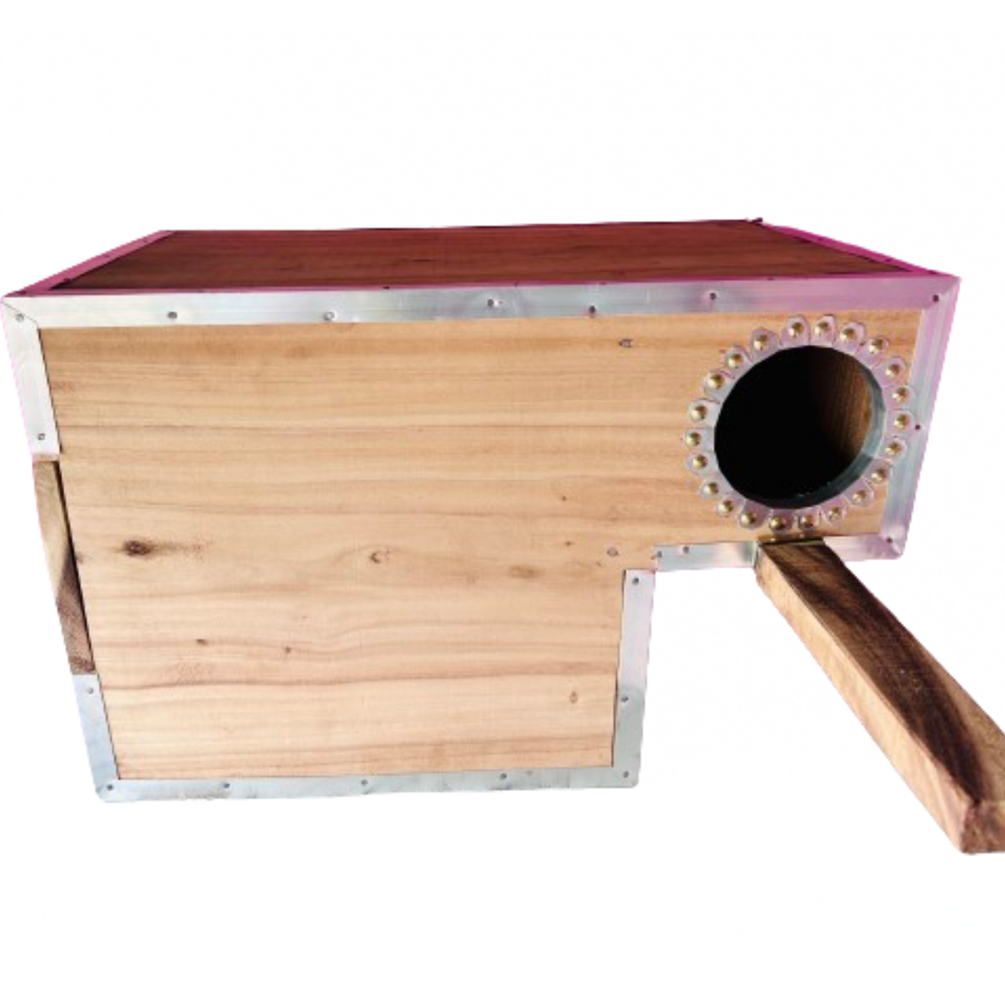 Lorikeet Bird Wooden Breeding Box | Natural Nest Box | 18x12x12 inches