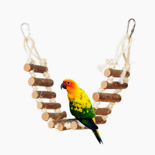 Wooden Toys For Cage Bird (1.5 Feet)