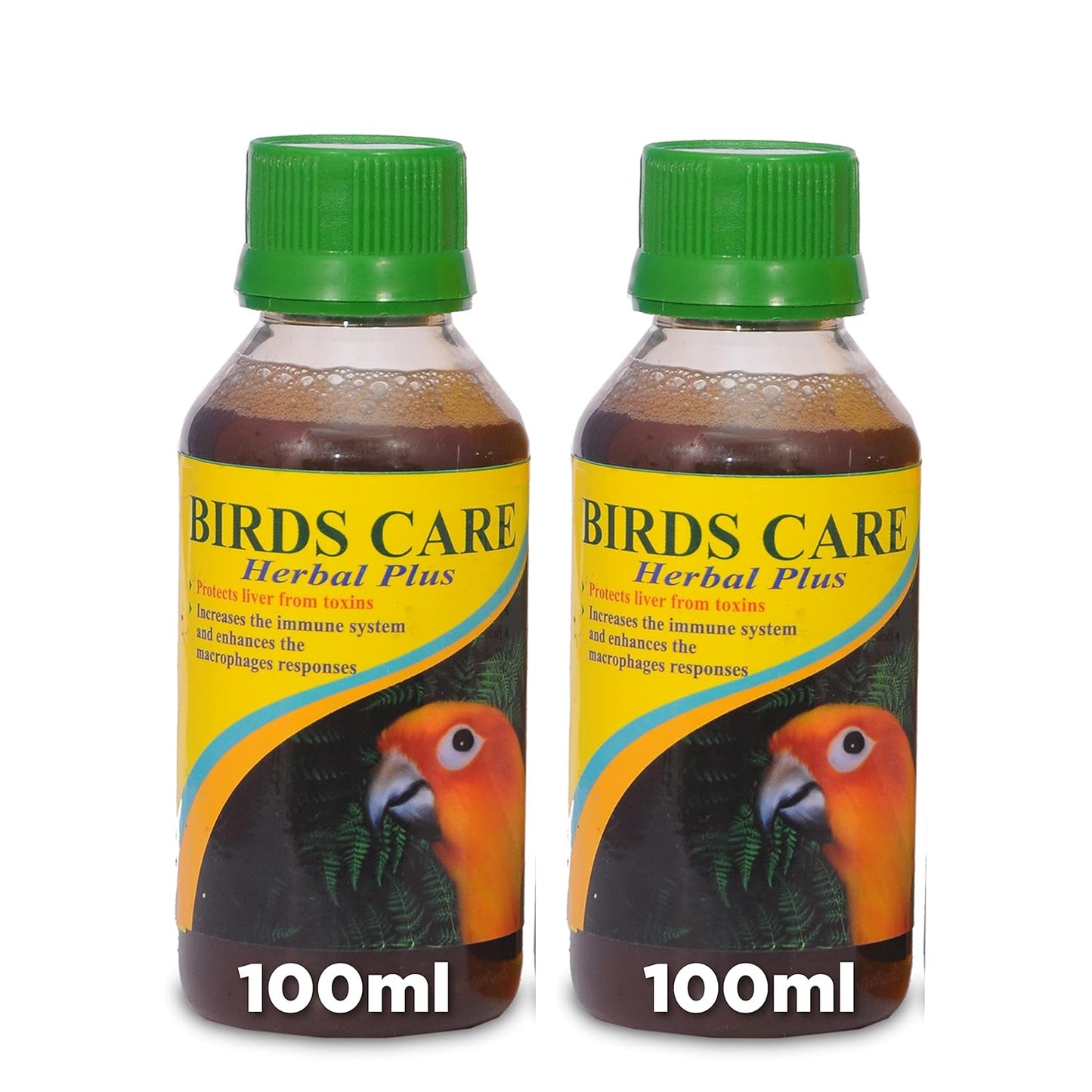 STAR FARMS Herbal Plus Tonic Suitable for All Birds 100 ml (Twin pack)Protects Liver from Toxins, Increase The Immune System