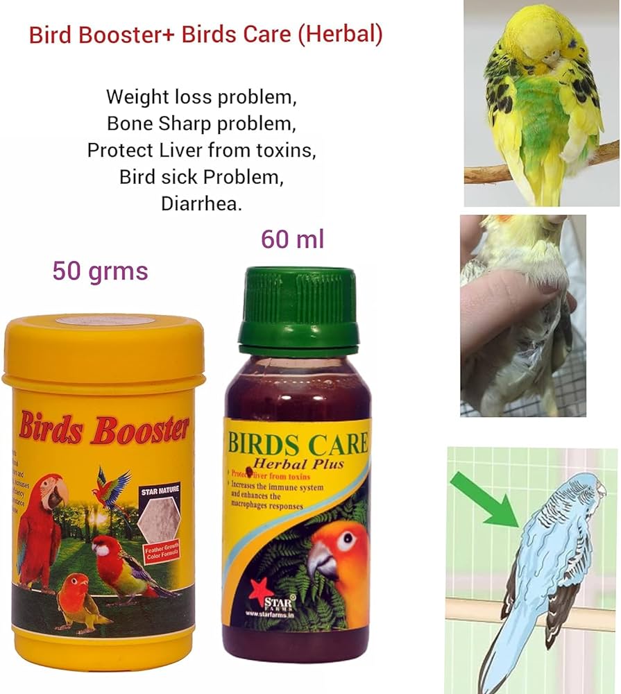 STAR FARMS Breed Plus, Bird Booster + Birds Care, Birds Care (Vitamin) & Calci Plus, Multi Vitamin Health Supplements for Birds, Combo of 6