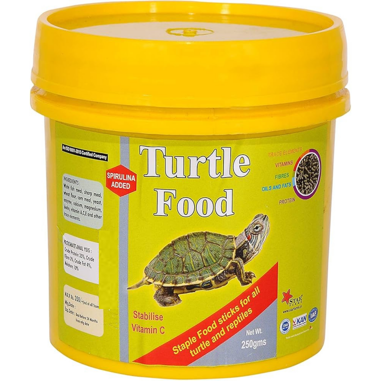 Turtle Food Staple Food sticks for all turtle and Reptiles 250gms