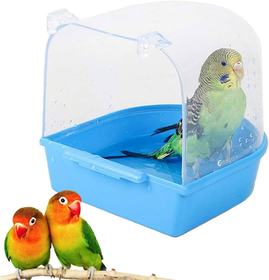 Bird Bath Bird Cage Accessories, Bathing Tub for Pet Birds