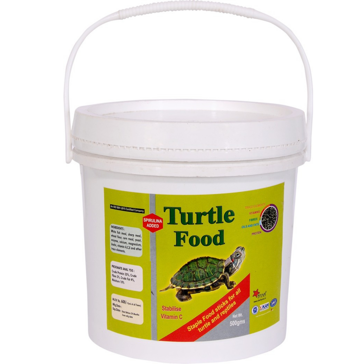 Turtle Food Staple Food sticks for all turtle and Reptiles 500gms