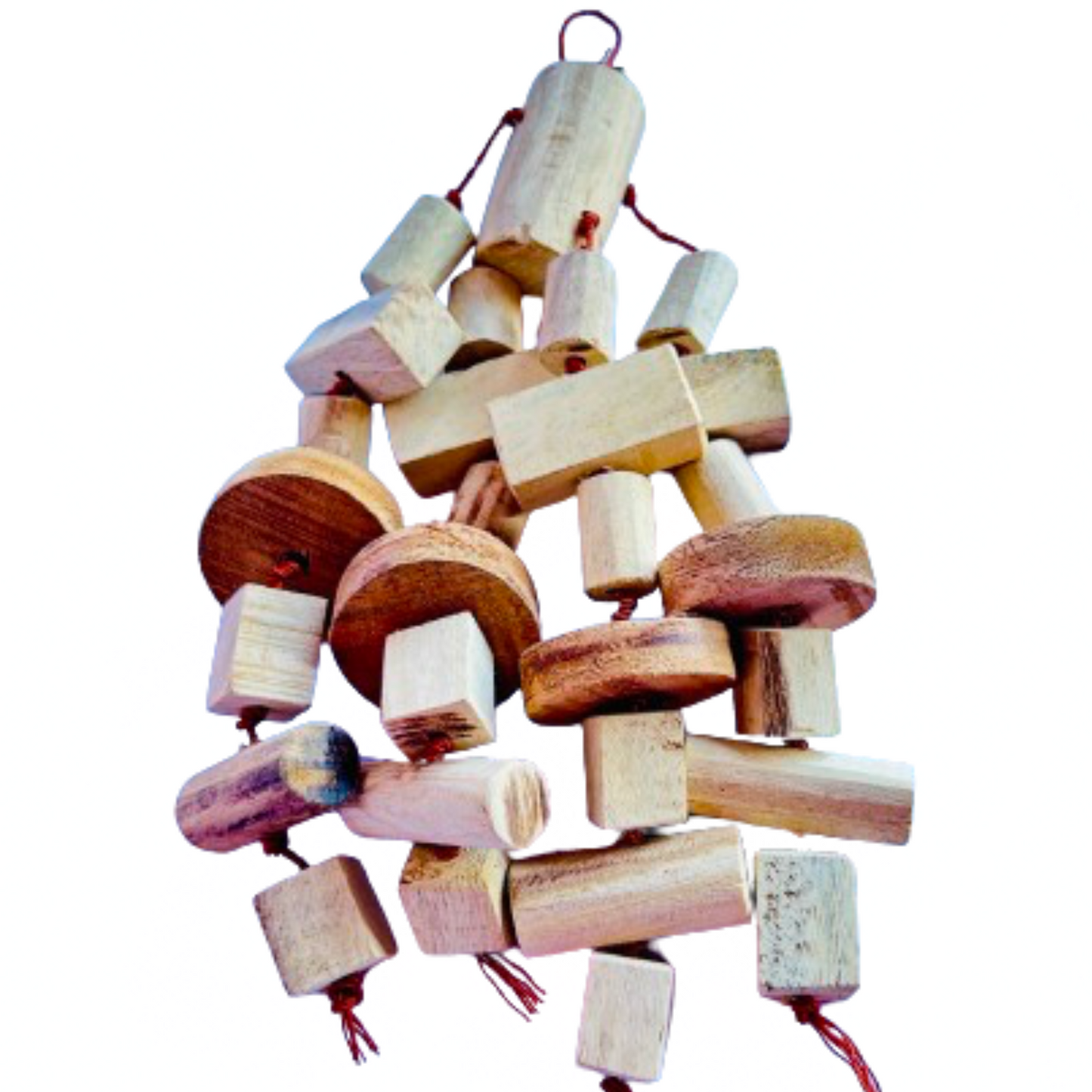 Pure Wooden Toys For Birds. Perfect for: Parrots, Cockatiels, Lovebirds, and other pet birds.