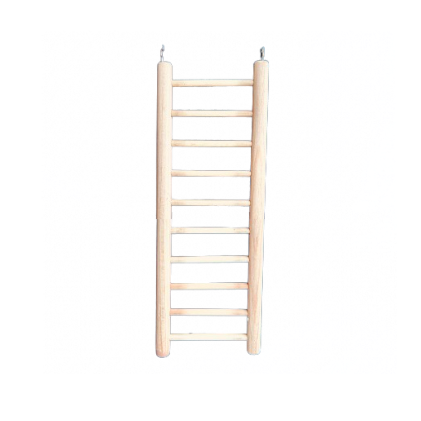 Natural Wooden Ladder for Exotic Cage Birds | Climbing Toy for Parrots, Budgies & Small Birds | 12 x 4 Inch Ladder