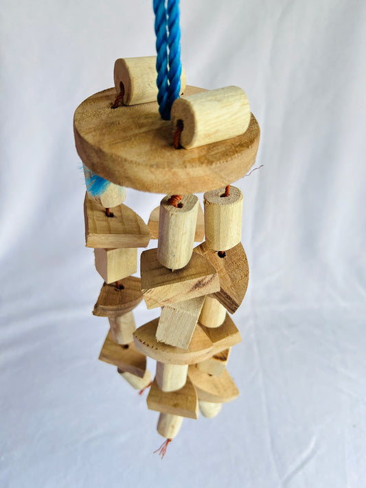 Pure Wooden Toys For Birds. Perfect for: Parrots, Cockatiels, Lovebirds, and other pet birds.