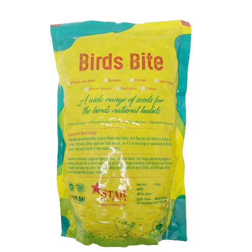 Organic Seed Mix for Cocktails,Fiches,Budgies,African,Love Birds (400g)