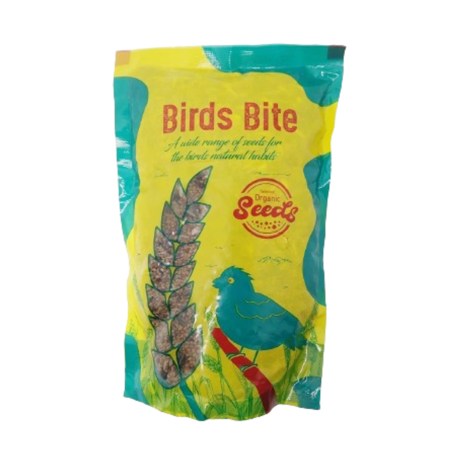 Pack of 2 Birds Food Organic Seed Mix for Cocktails/Fiches/Budgies/African/Love Birds/Conures Grey Parrot (800g)