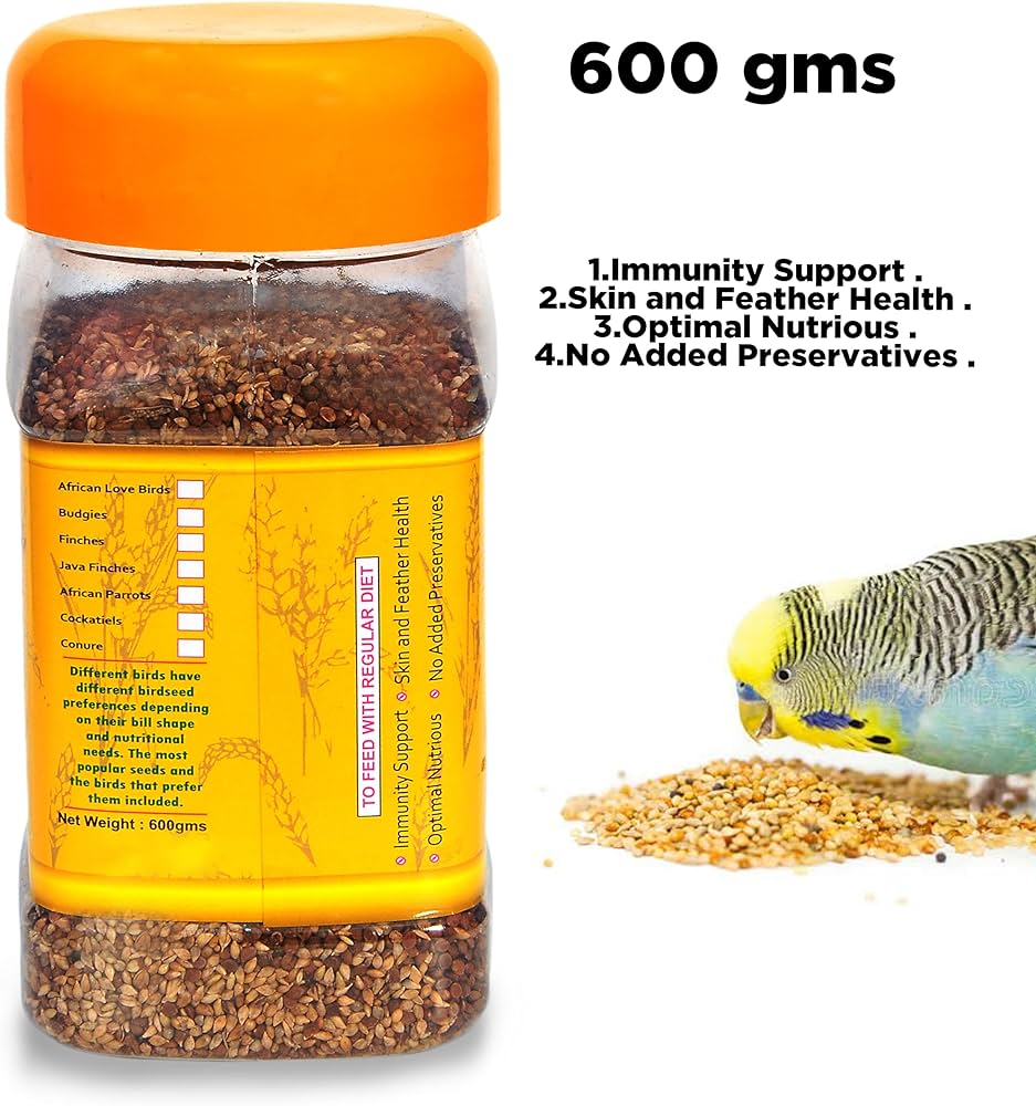 STAR FARMS Birds Bite Seed Mix Health Supplements for Birds, 600 gm