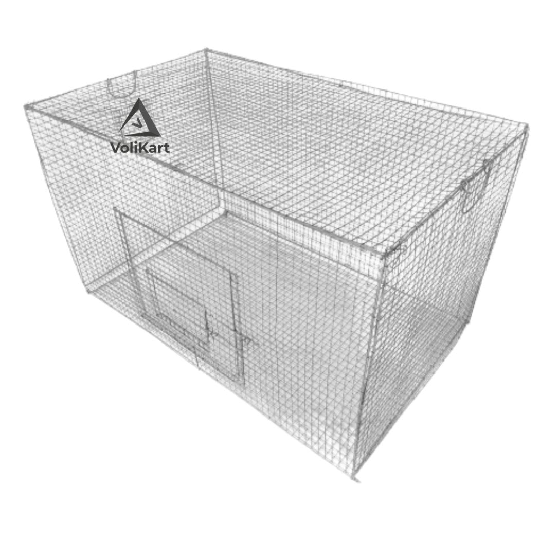 Small Conure Folding Bird Cage. 20.87 inches (H) x 21.26 inches (W) x 34.65 inches (L)