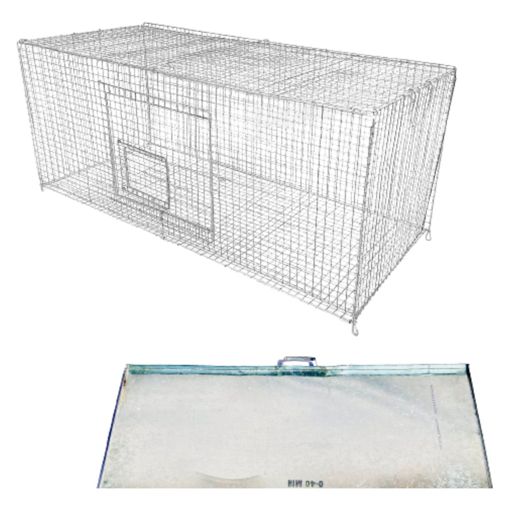 Folding Bird Cage With Tray for Budgerigars, Lovebirds, Finches, and Java Birds