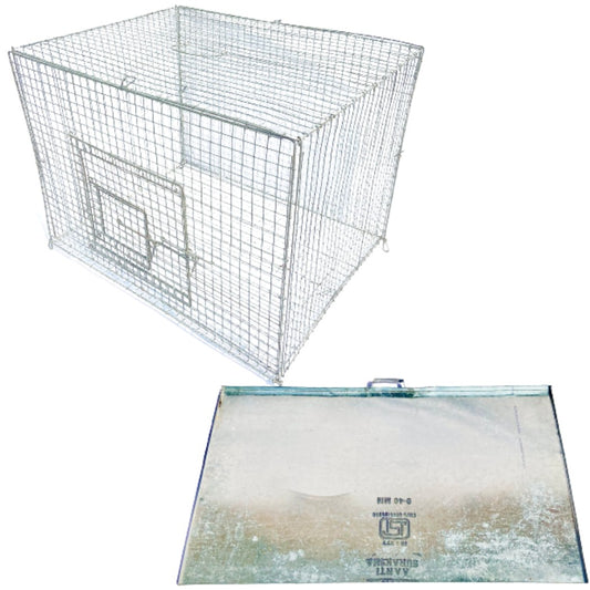 Folding Bird Cage with Tray for Budgerigars, Lovebirds, Finches, and Java Birds - 15.16 inches x 16 inches x 21 inches.