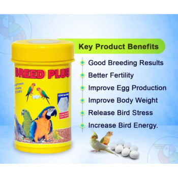 Star Farms Full Pack Bird Medicine STAR FARMS Breed Plus50G + Bird Booster50G + Birds Care Herbal 60Ml + Birds Care Vitamin 60Ml + Calci Plus 30Ml