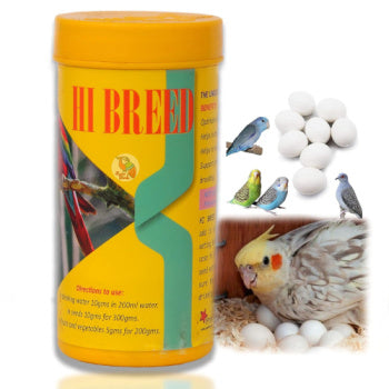 Star Frams Hi Breed Pet Birds Health Supplements with Unique Formula for Breeding Pet Birds, 100 Gm