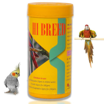 Star Frams Hi Breed Pet Birds Health Supplements with Unique Formula for Breeding Pet Birds, 100 Gm