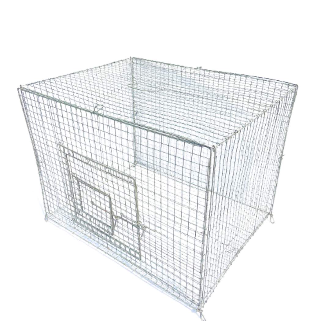 Folding Bird Cage with Tray for Budgerigars, Lovebirds, Finches, and Java Birds - 15.16 inches x 16 inches x 21 inches.