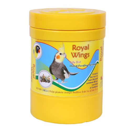 Royal Wings Hand Feeding & Egg Flavored Powder Formula Baby Bird Food, 250G